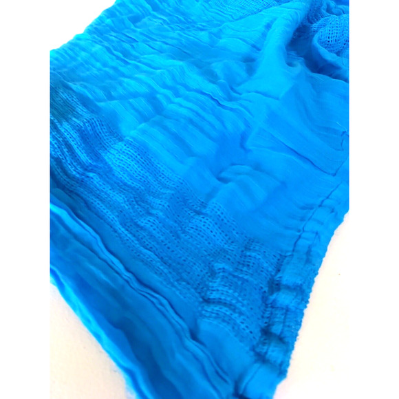 Infinity Scarf Blue 18 X 70 - Picture 4 of 9